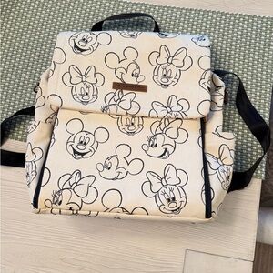 Mickey & Minnie Mouse Diaper Bag Backpack Combo Petunia Pickle Bottom Disney